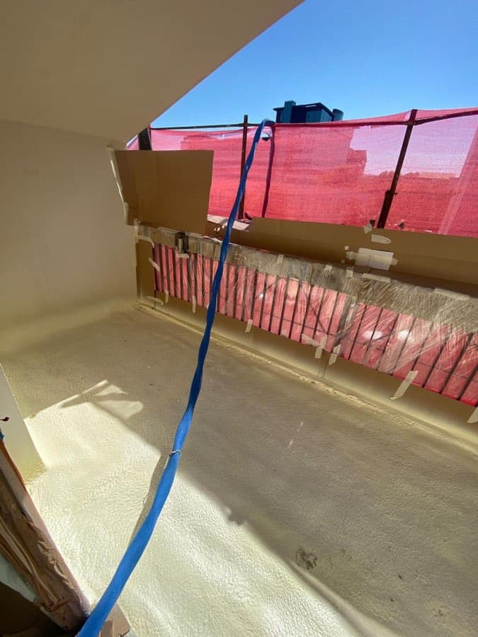 Lucrare WE SPRAY 9 – spumă poliuretanică și poliuree